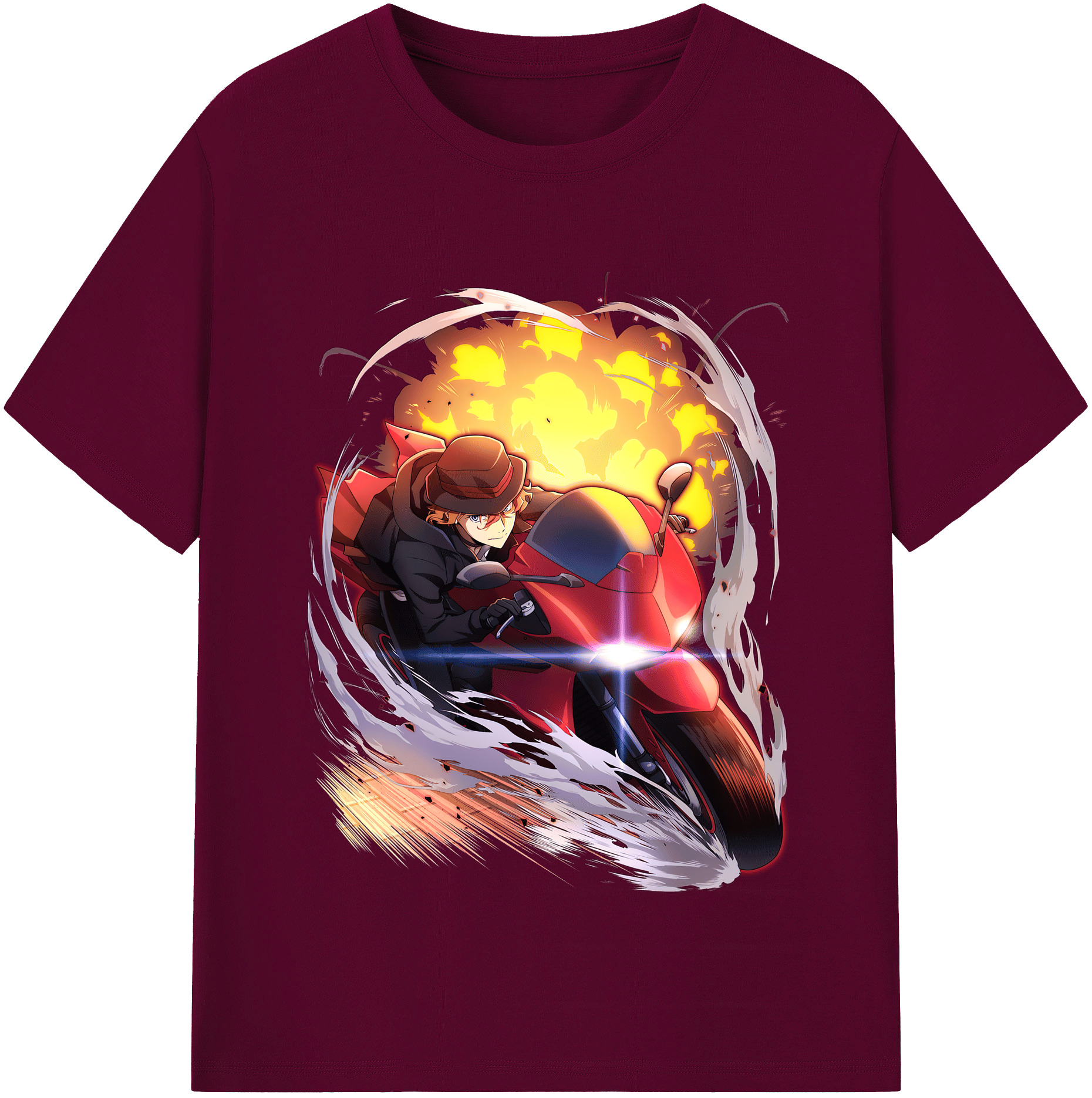 （画像用） 文豪ストレイドッグス Bungo Stray Dogs レディースカジュアルプリントTシャツ（綿100％）